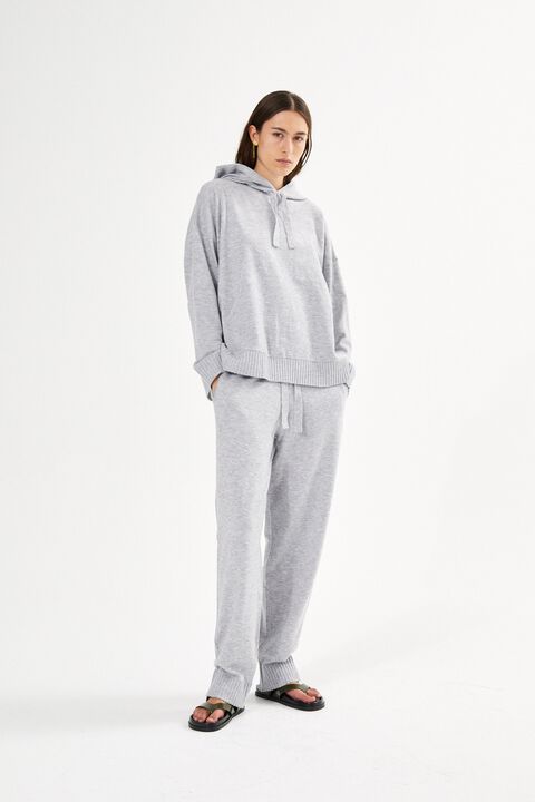 Knit lounge over size hoodie - Hele