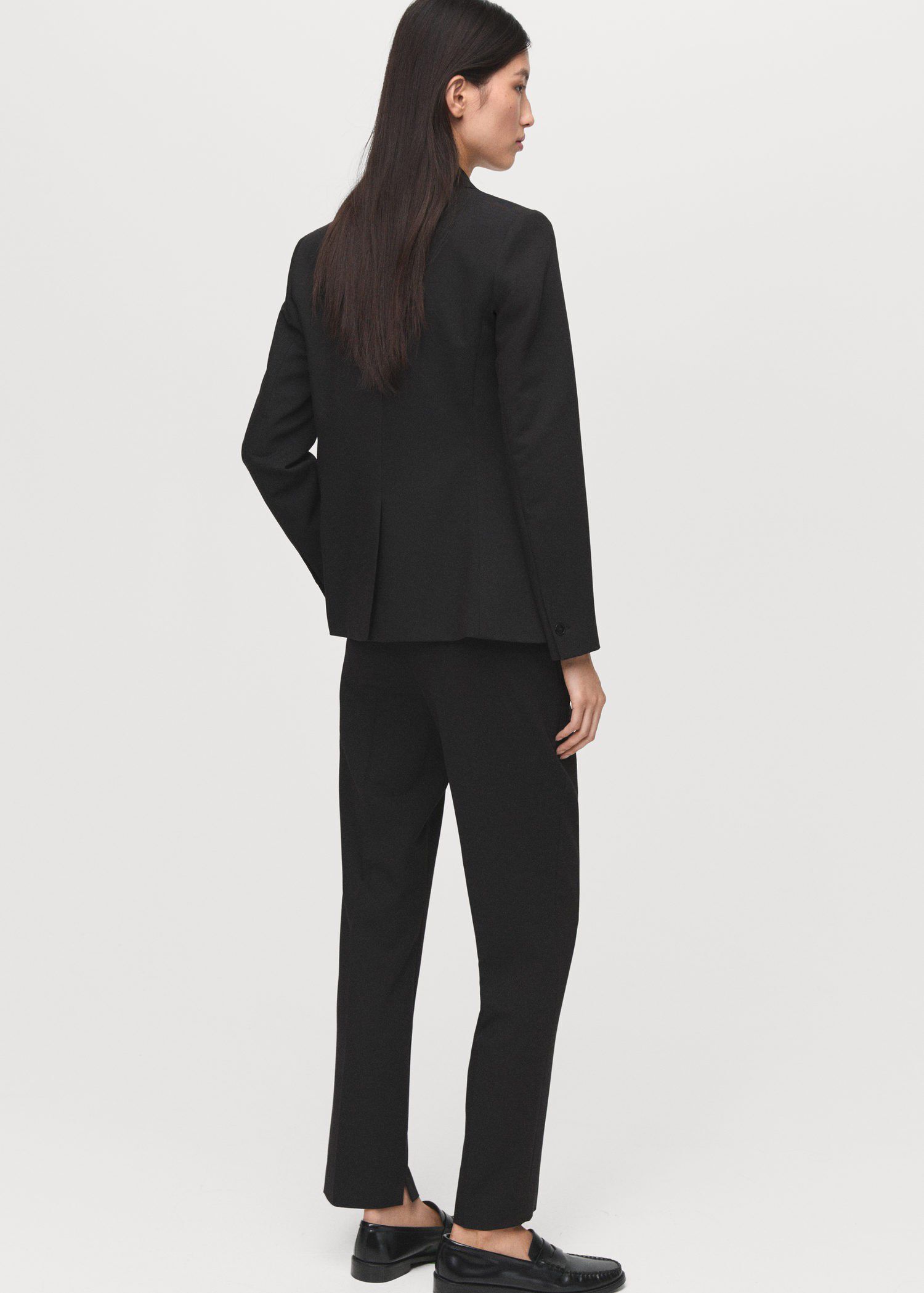 Straight suit trousers