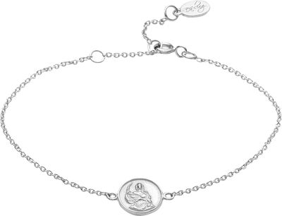Abundantia medallion bracelet Sterling Silver