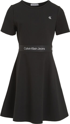 Short sleeve dress with logo