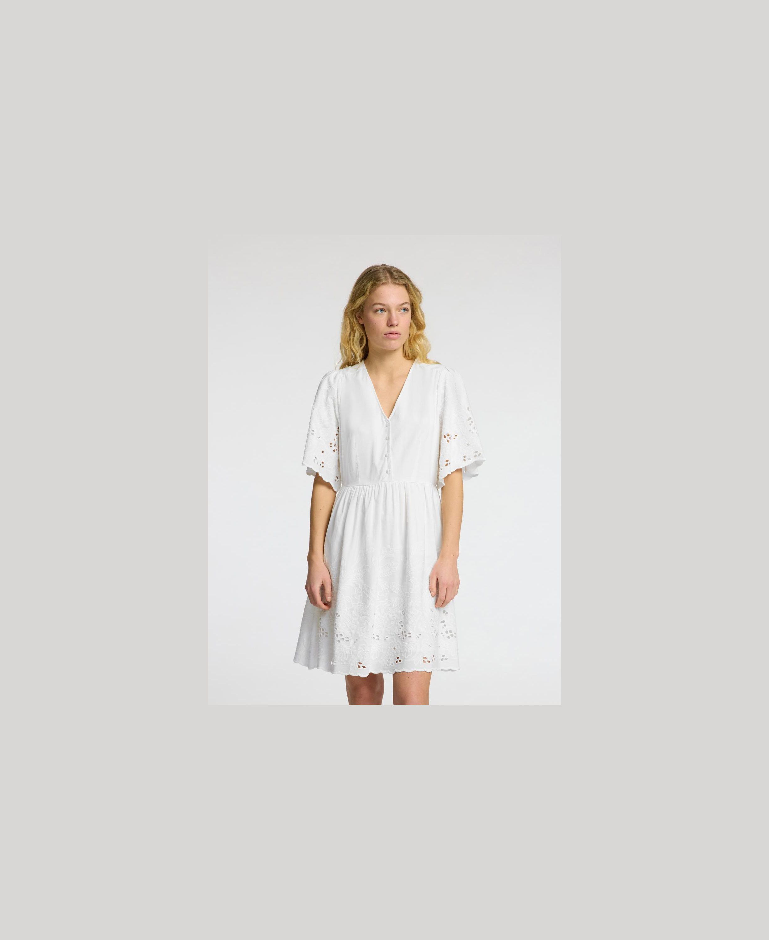 SLFDAHLIA SS SHORT BRODERI DRESS NO