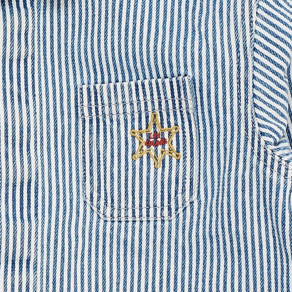 Y/D STRIPE TWILL OVERSHIRT