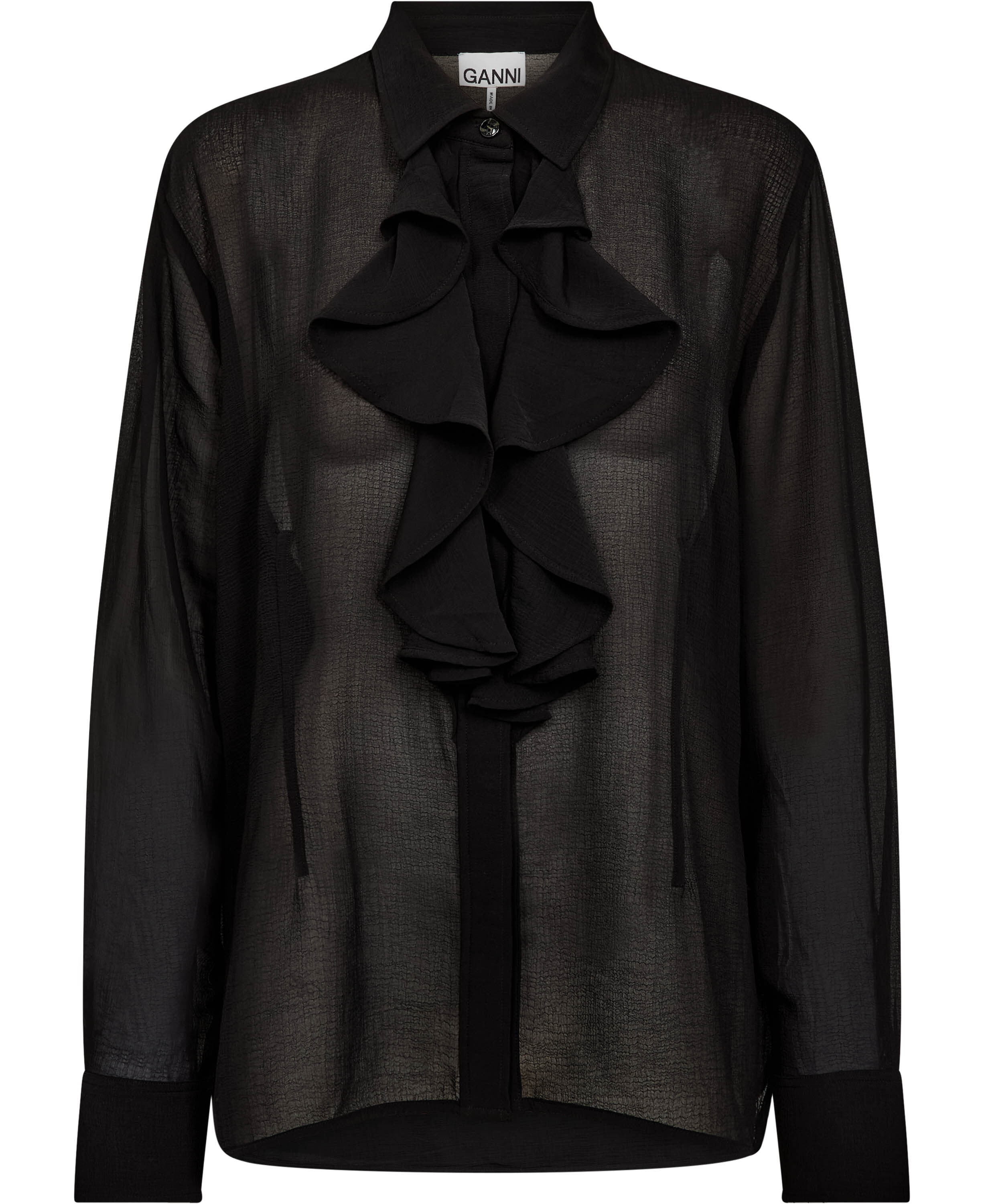 Chiffon Ruffle Shirt