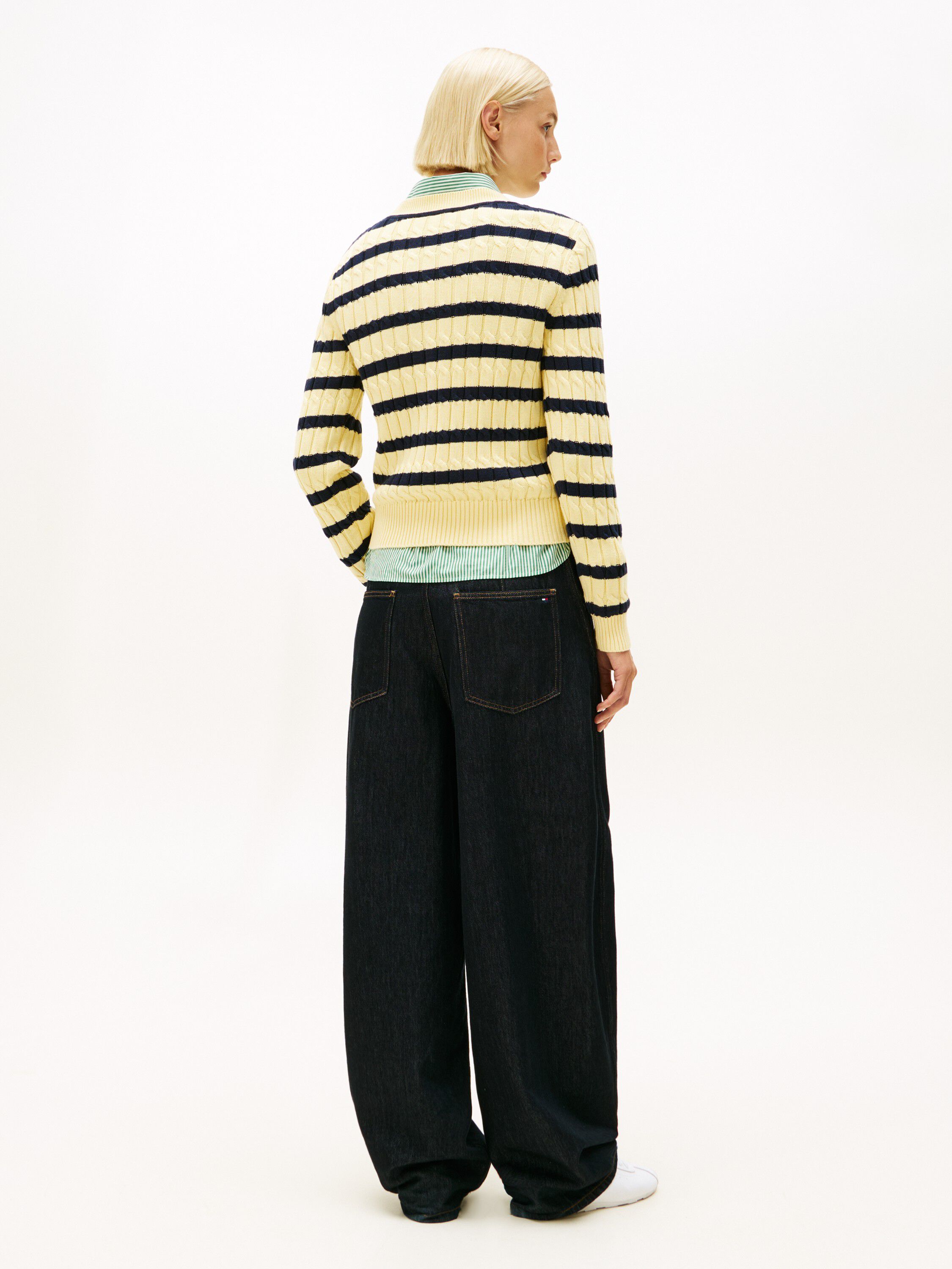 Cable Knit Crew Neck Jumper