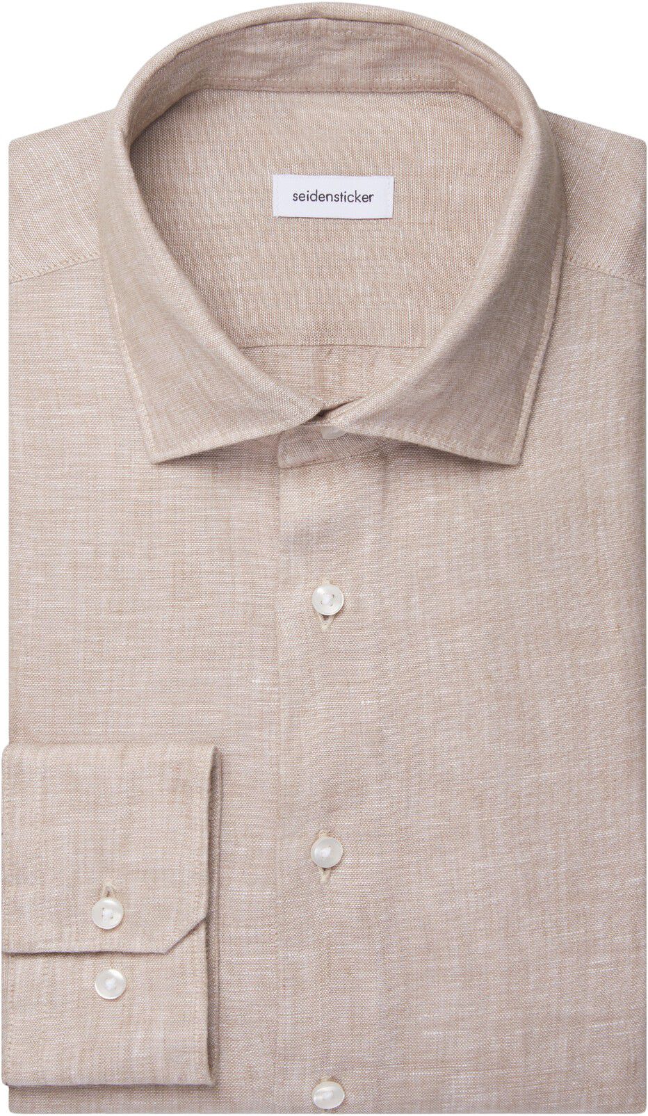 Linen shirt Slim 1/1 Kent-Collar Uni