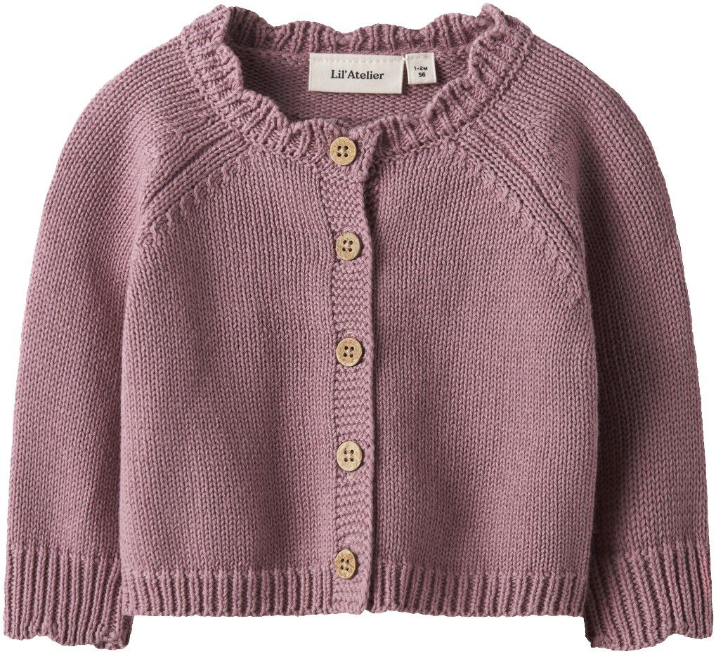 NBFRAMLA LS SHORT KNIT CARD LIL