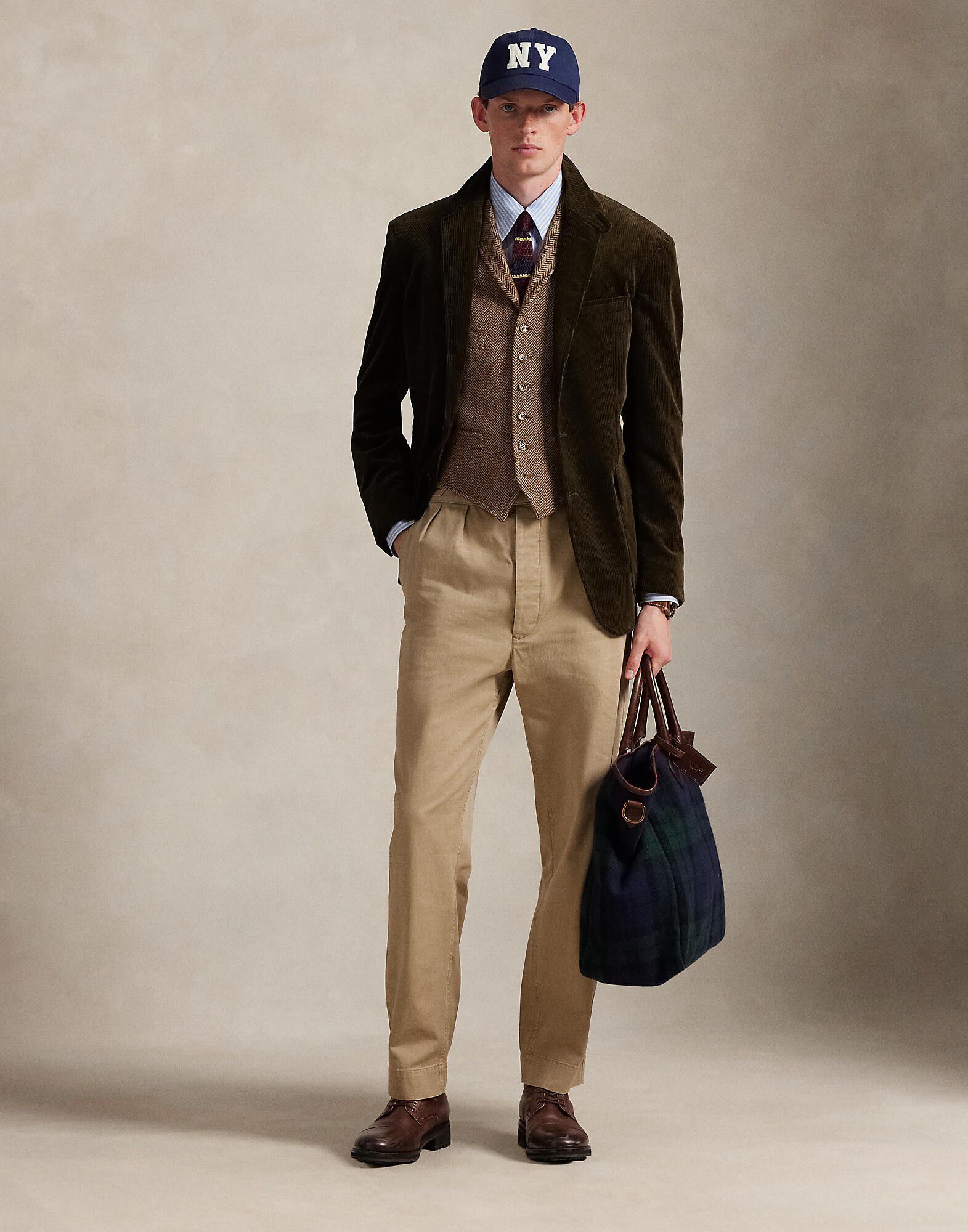 Wool Herringbone Vest