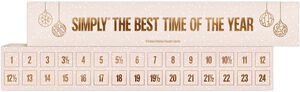 Chokolade-Julekalender - SIMPLY® THE BEST TIME OF THE YEAR