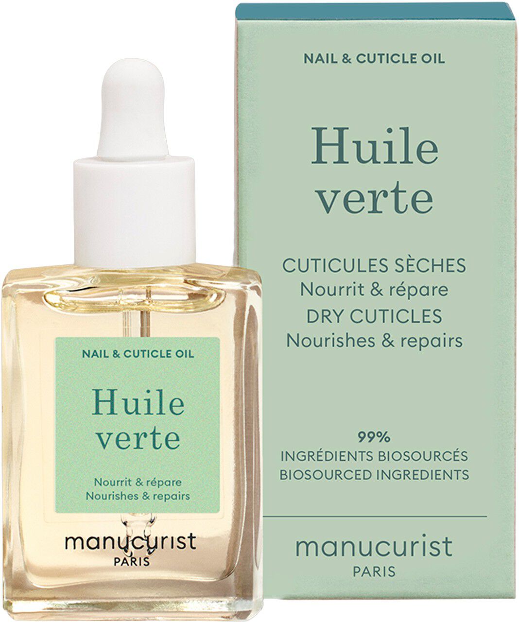 Green Nail Care Huile Verte