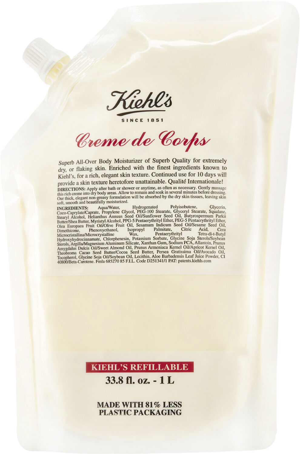 Creme De Corps Hydrating Body Moisturizer Refill