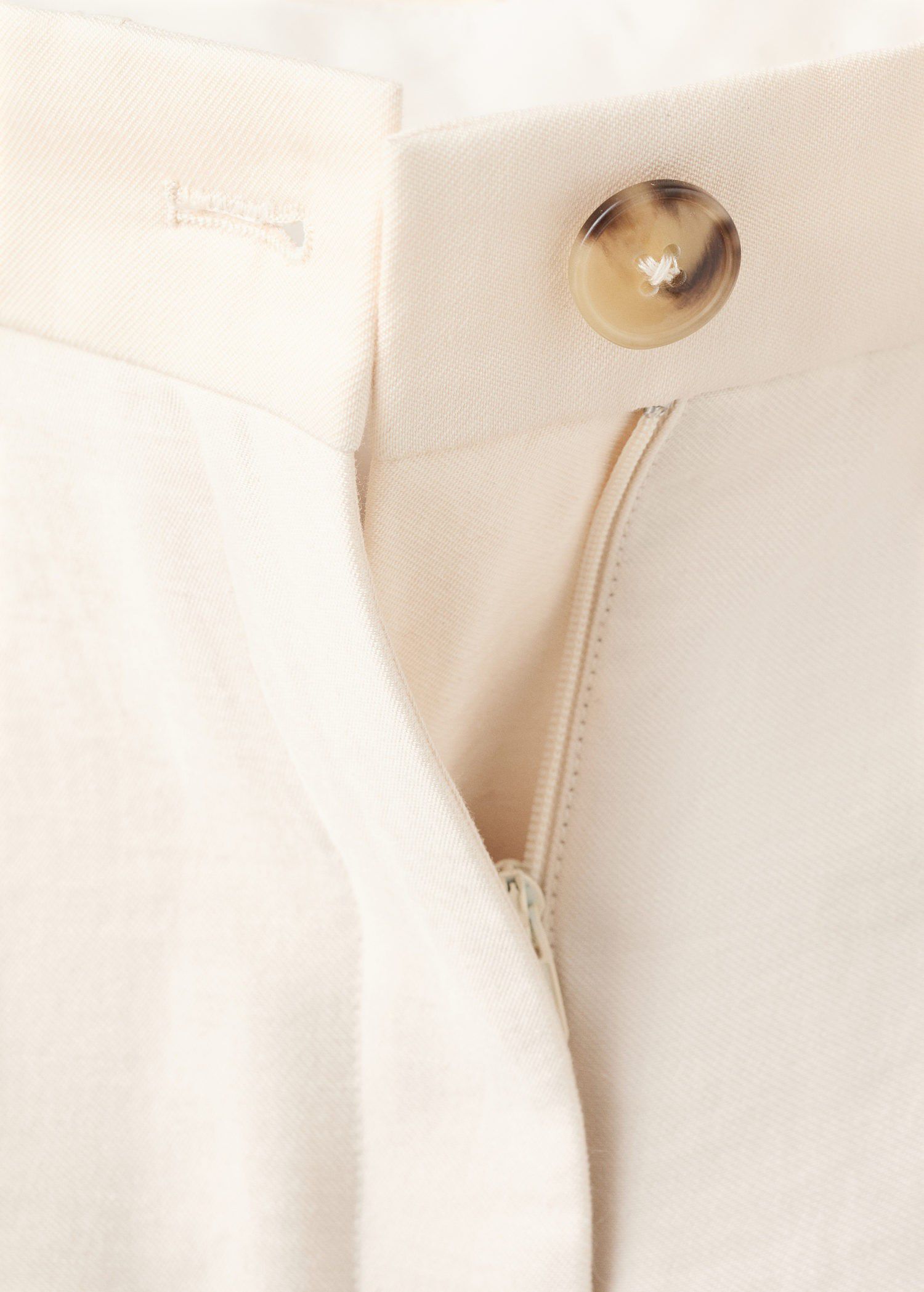 Straight-fit high-waist bermuda sho