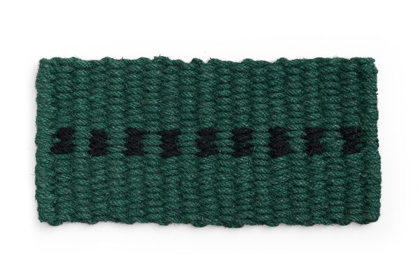 Coco Door Mat-Dot-Dark green and black