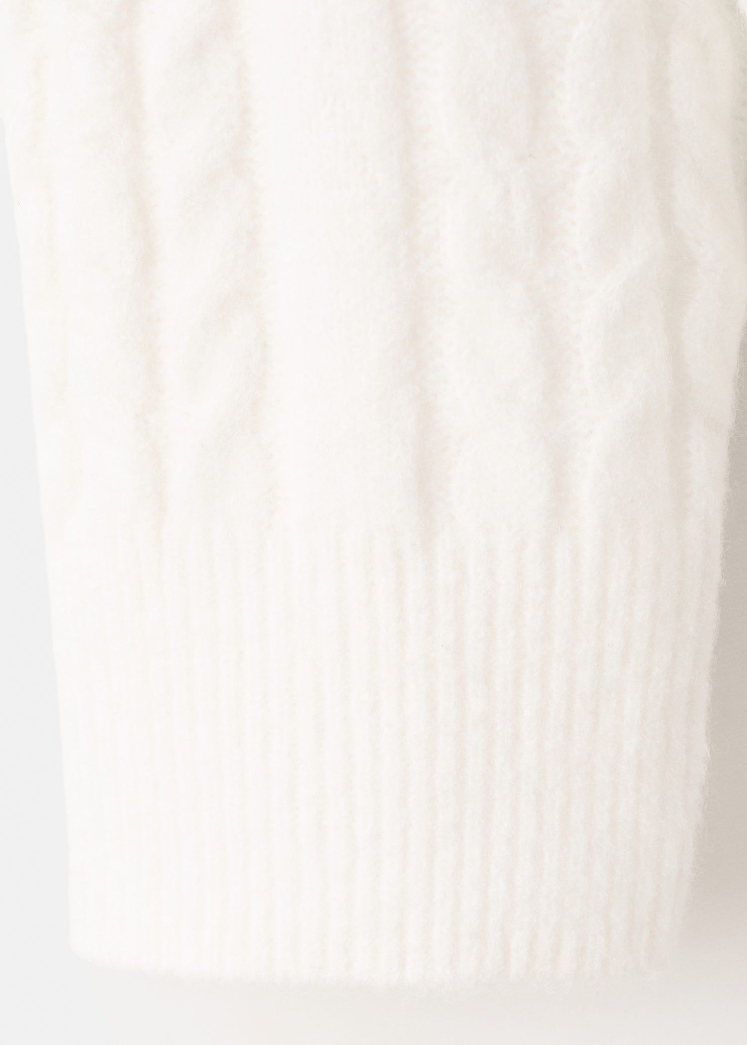 Knitted braided cardigan