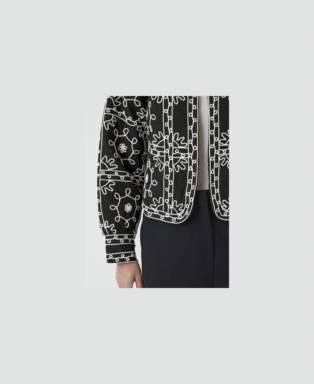 YASMANILA LS QUILTED JACKET S. - D2