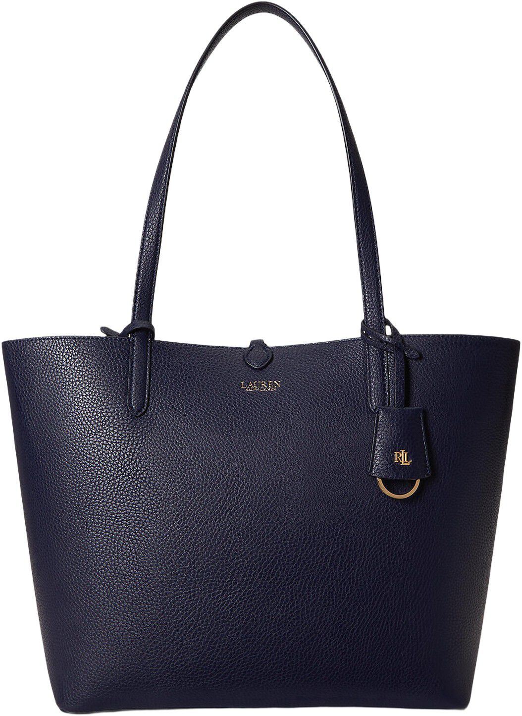 Faux-Leather Large Reversible Tote Bag