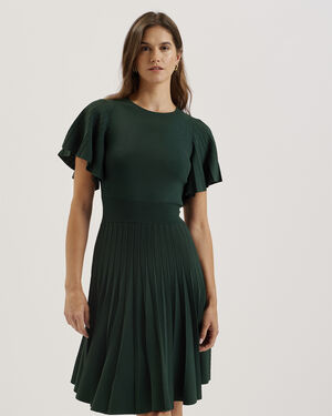 ALENHA Knitted Angel Sleeve Mini Dr