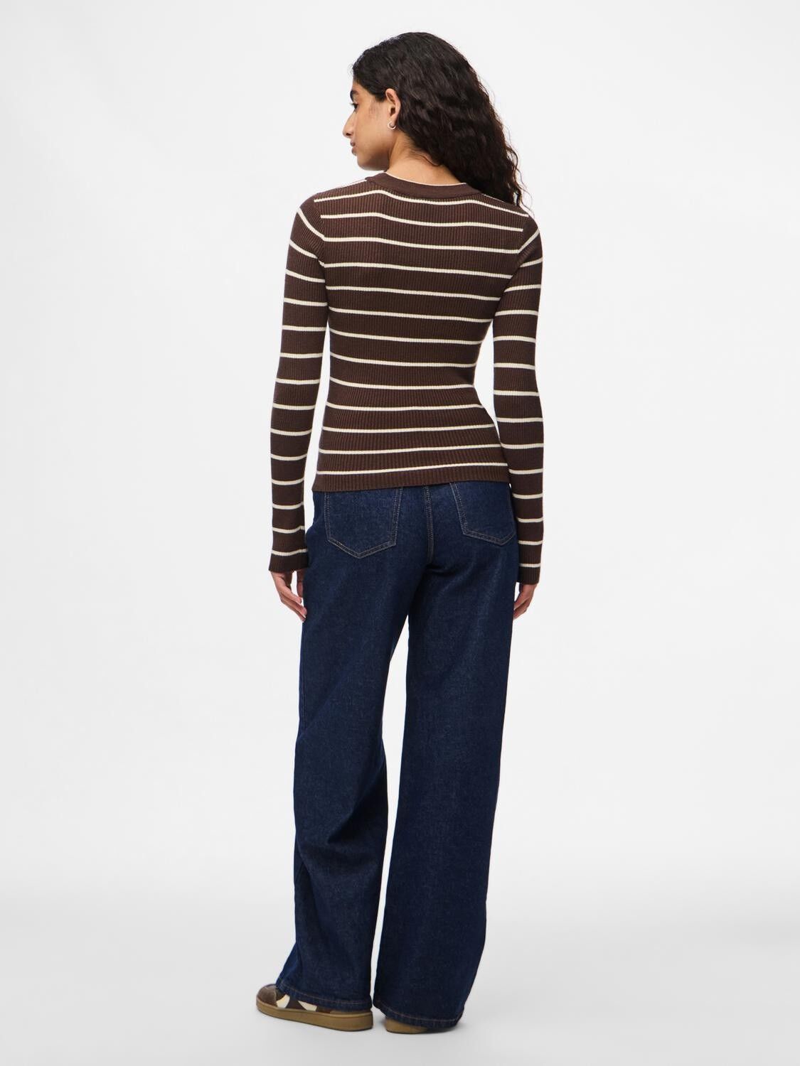 Pcmira New Ls O-Neck Knit Noos Bc