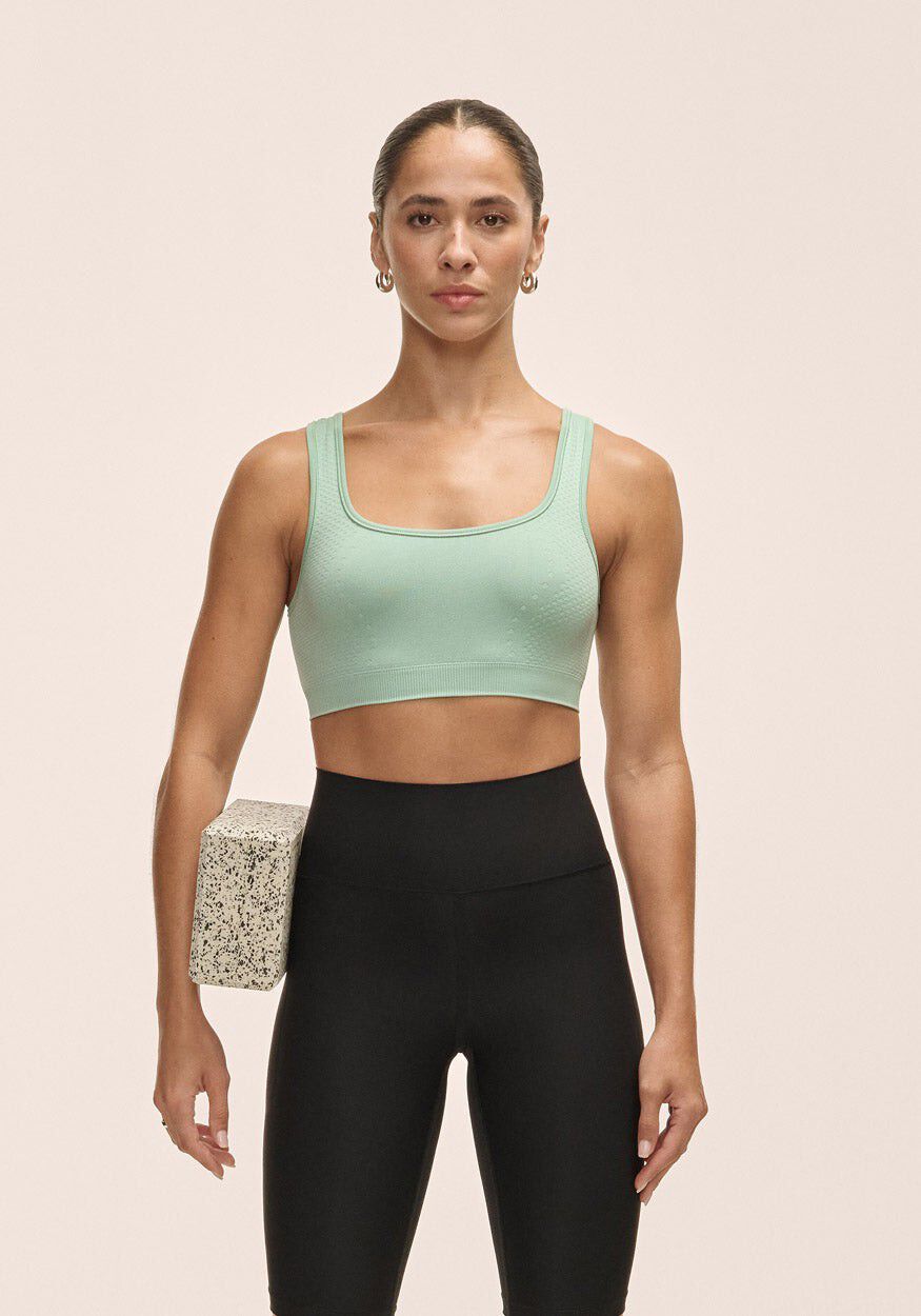 Scallop Seamless Sports BH