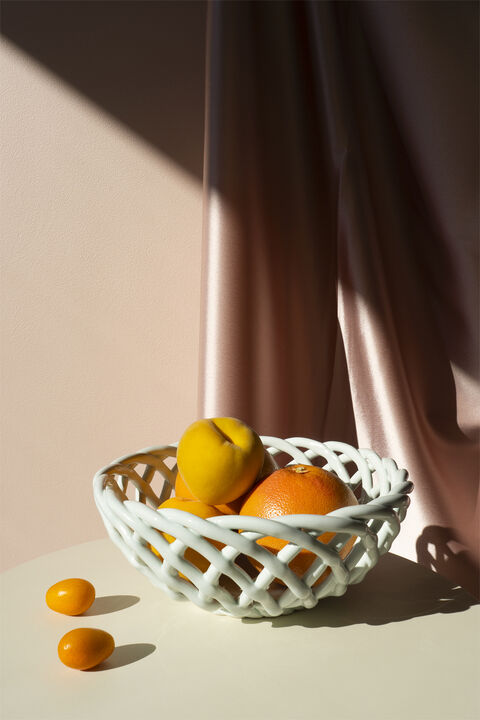 CERAMIC BASKET LARGE LIGHT MINT