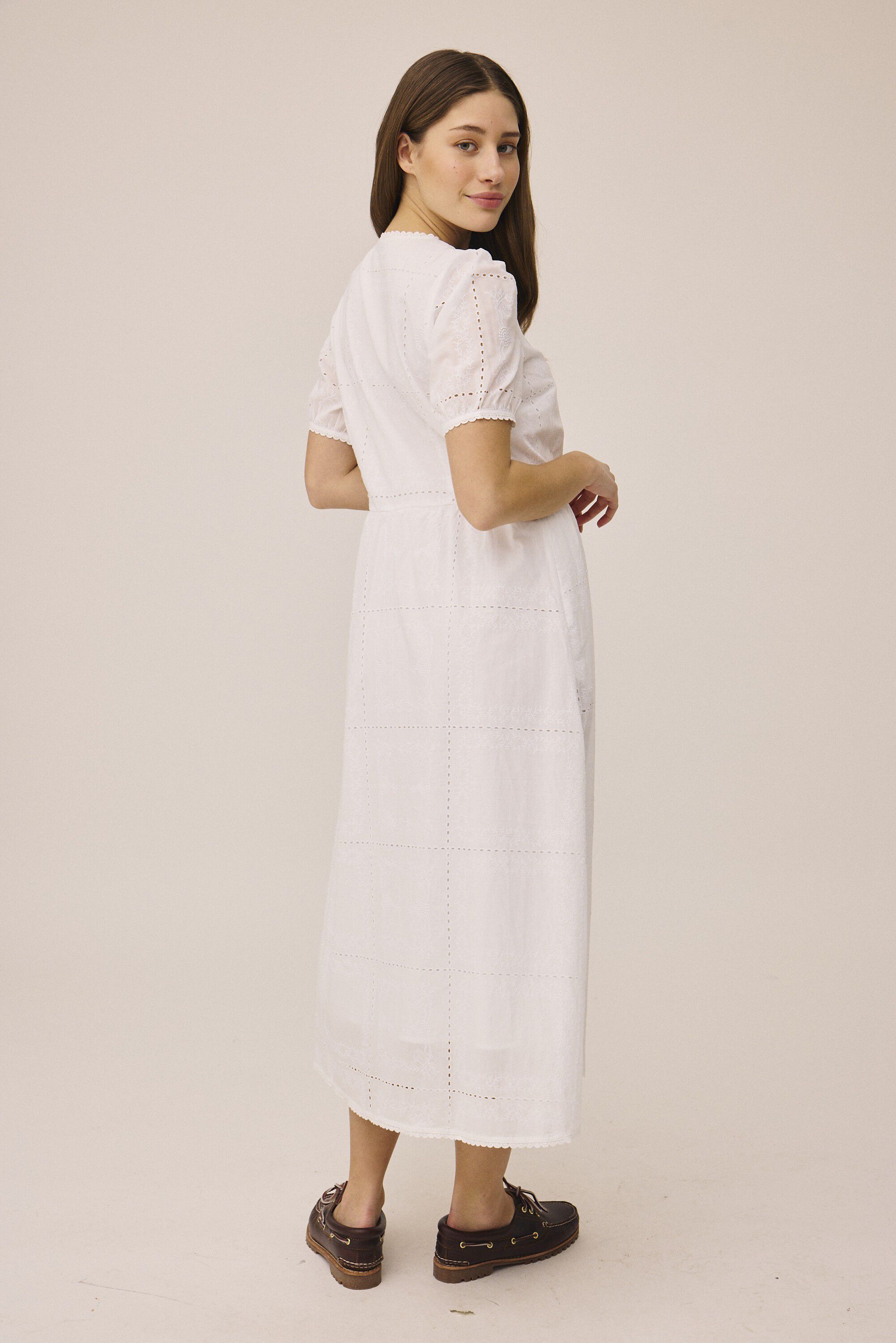 Ivy 3 EMB Dress - 100% Organic Cotton GOTS