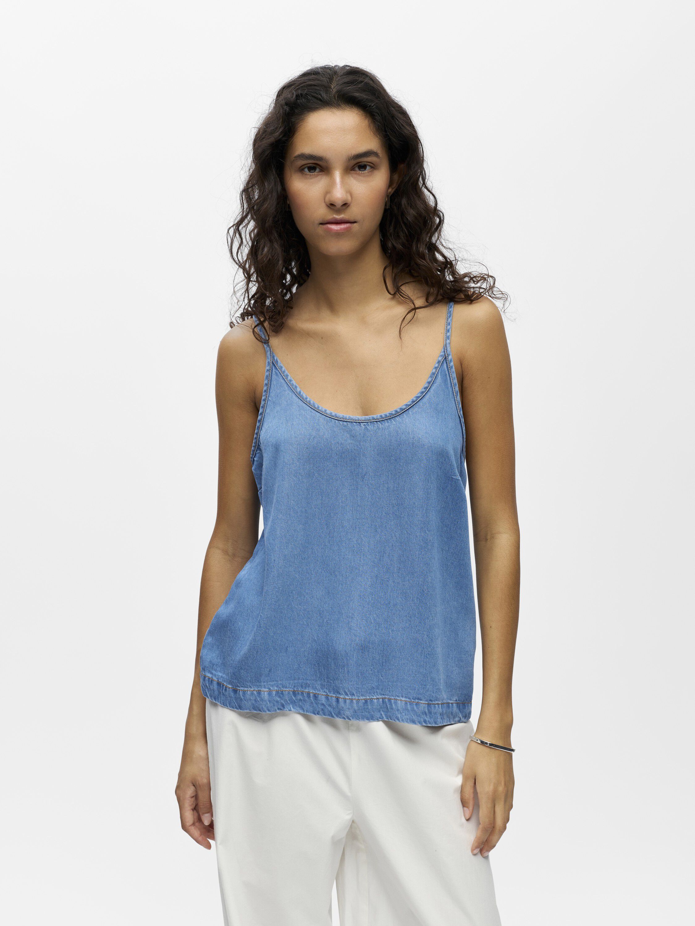 OBJFRAME SINGLET DENIM TOP 145 ND