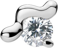 Arctic Stud Extra Small Silver