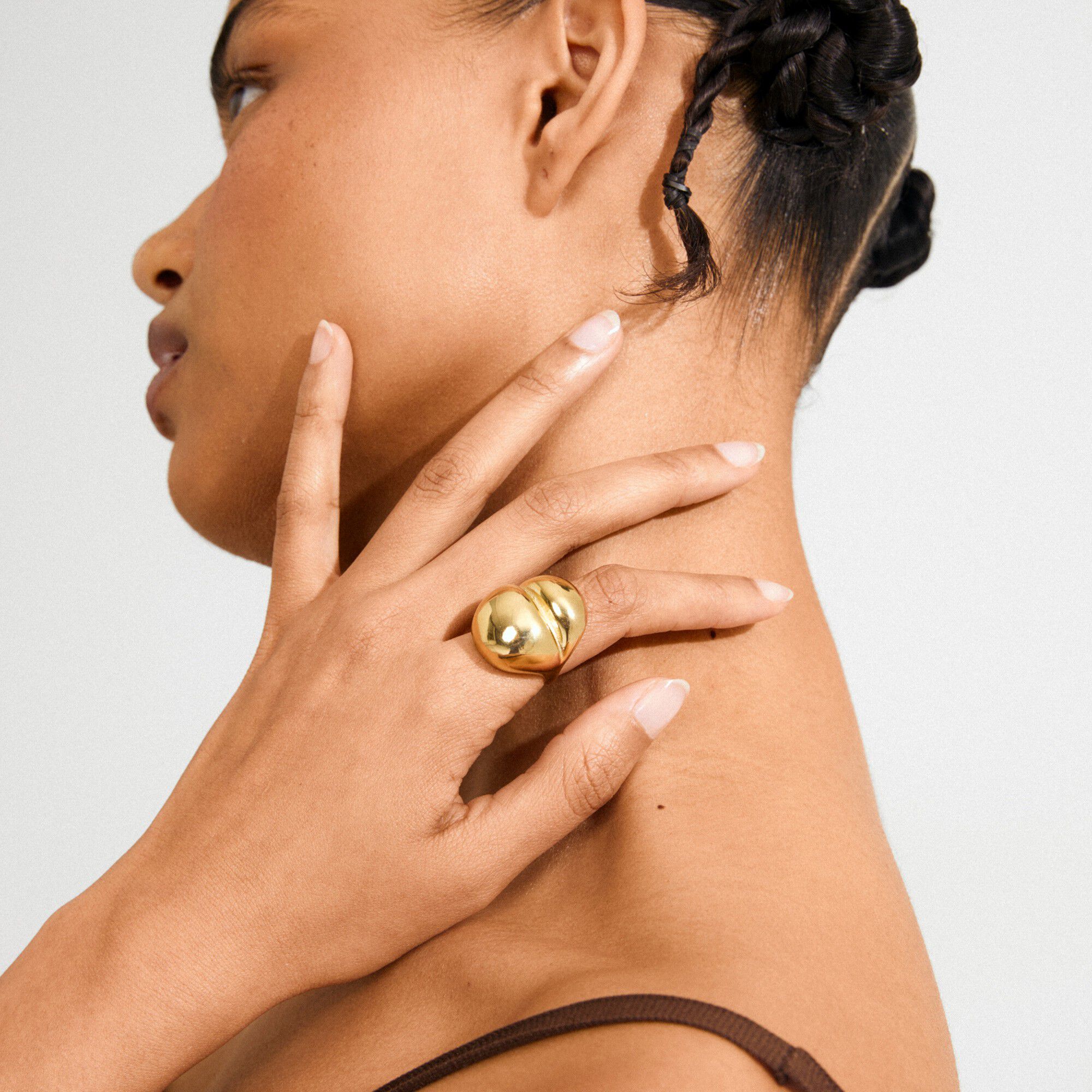 MADDIX ring guldbelagt