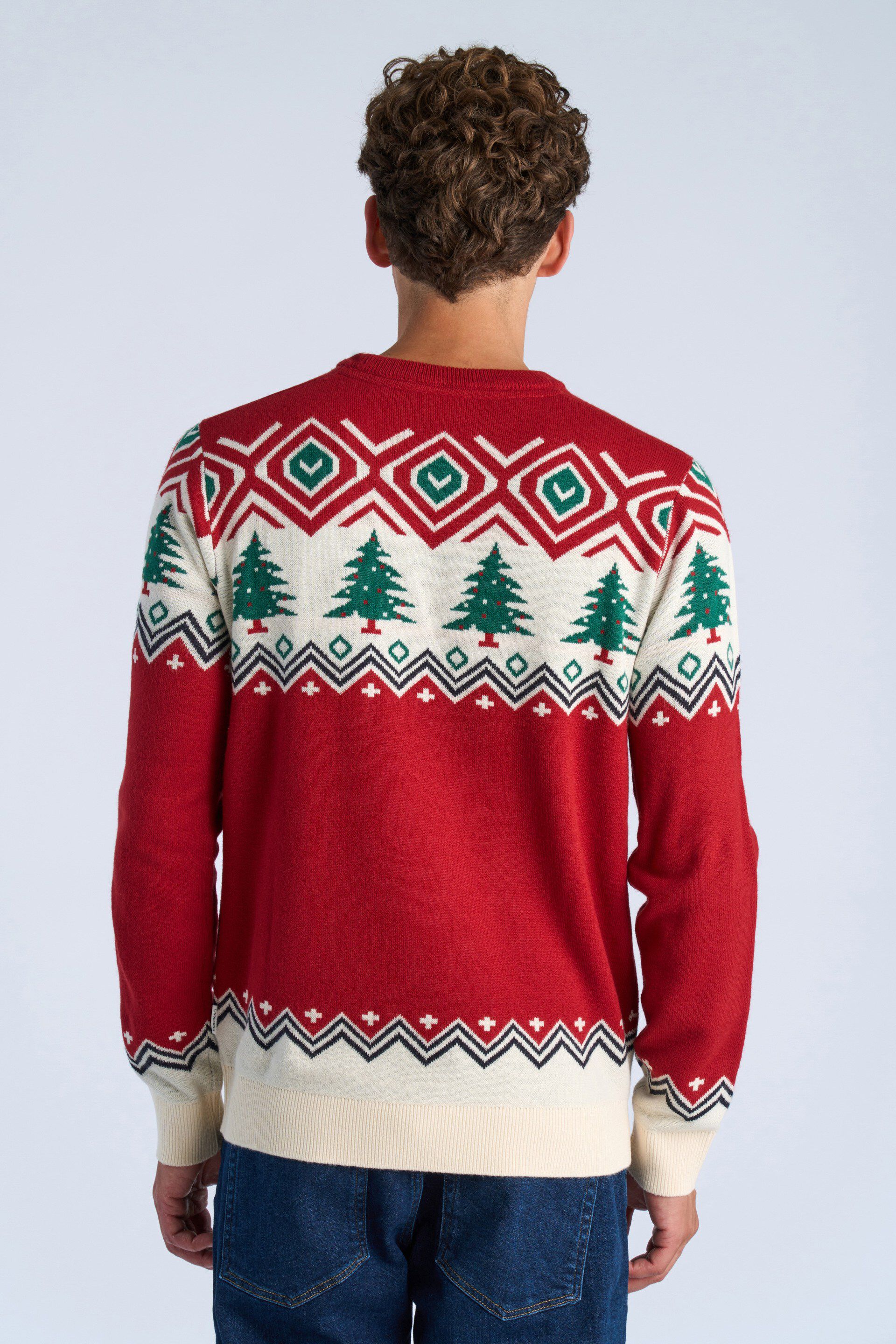 Christmas jacquard sweater