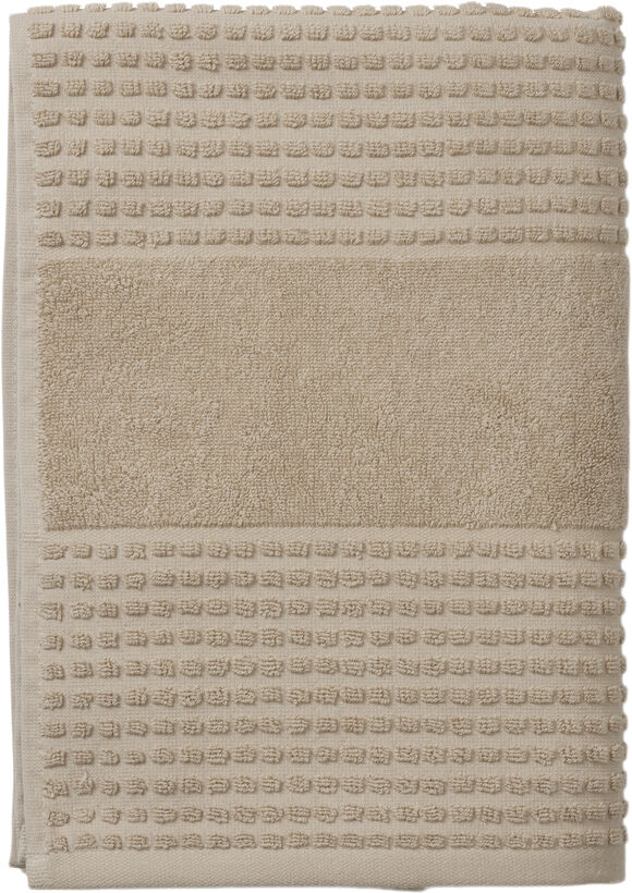 Check H&aring;ndkl&aelig;de 70x140 cm sand