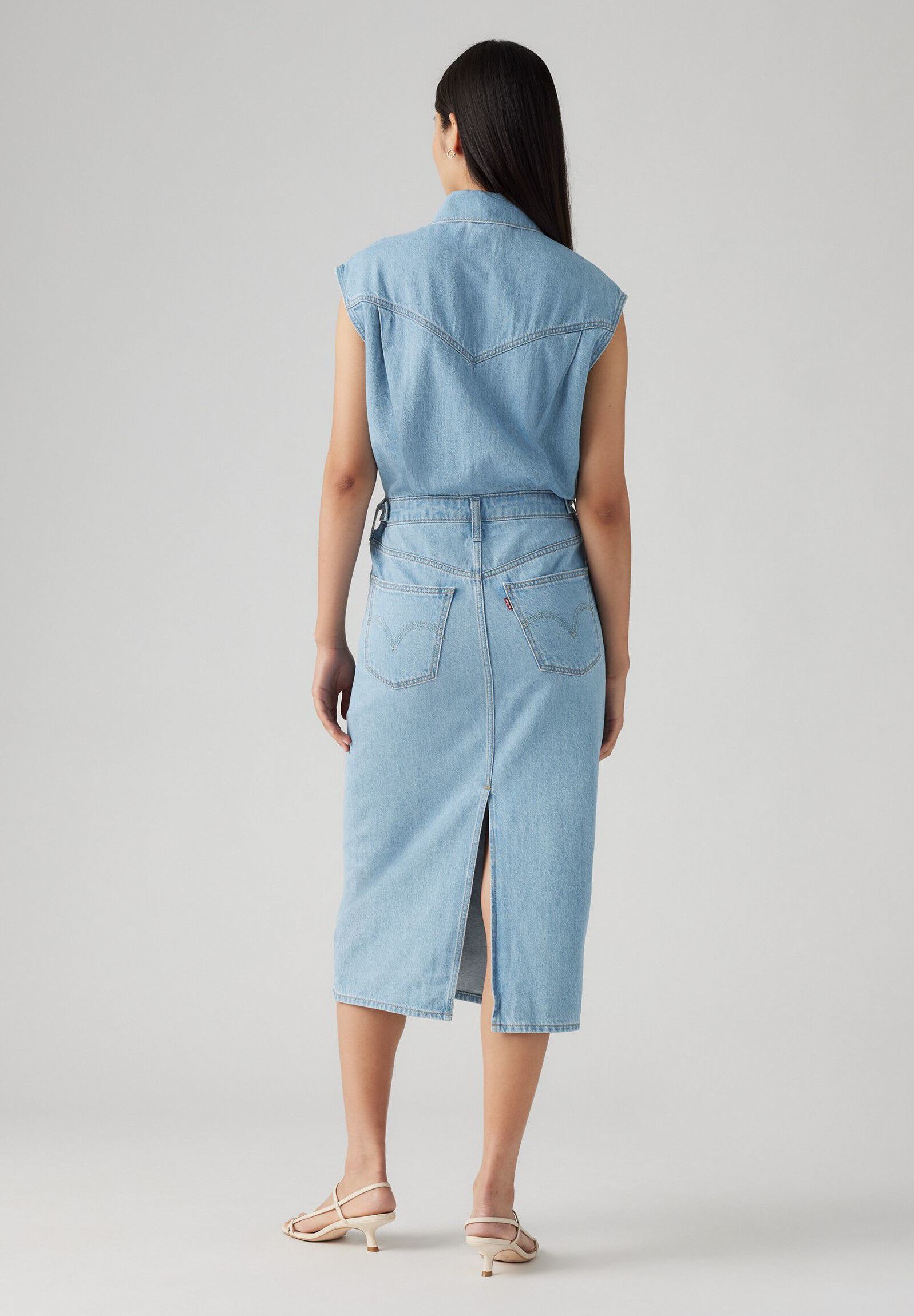 ICONIC SLEEVELESS DRESS WRAPPE