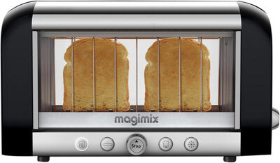 Vision toaster 2-skiver sort/stål L