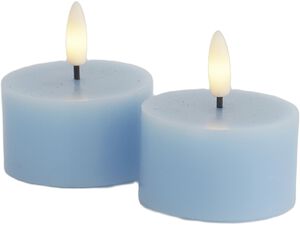 Sille Fyrfadslys 2 stk. sæt, Ø6xH3,4cm