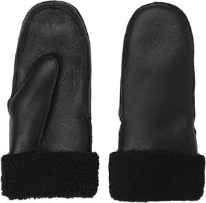 VINSON - MITTENS - SHEEP SKIN WITH CURLY SHEARLING AROUND TH