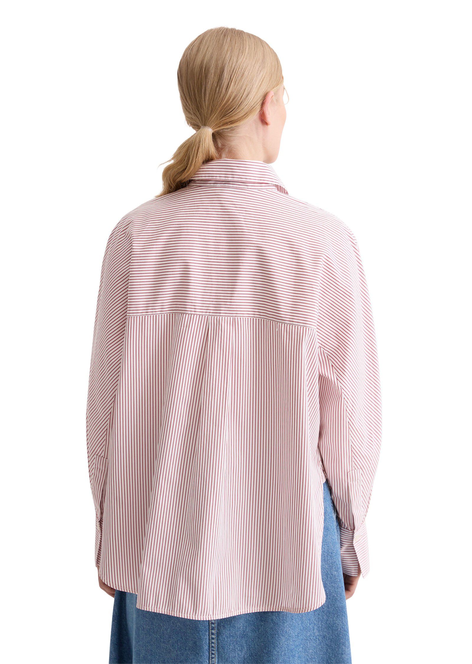 Blouse, oversized fit, long kimono