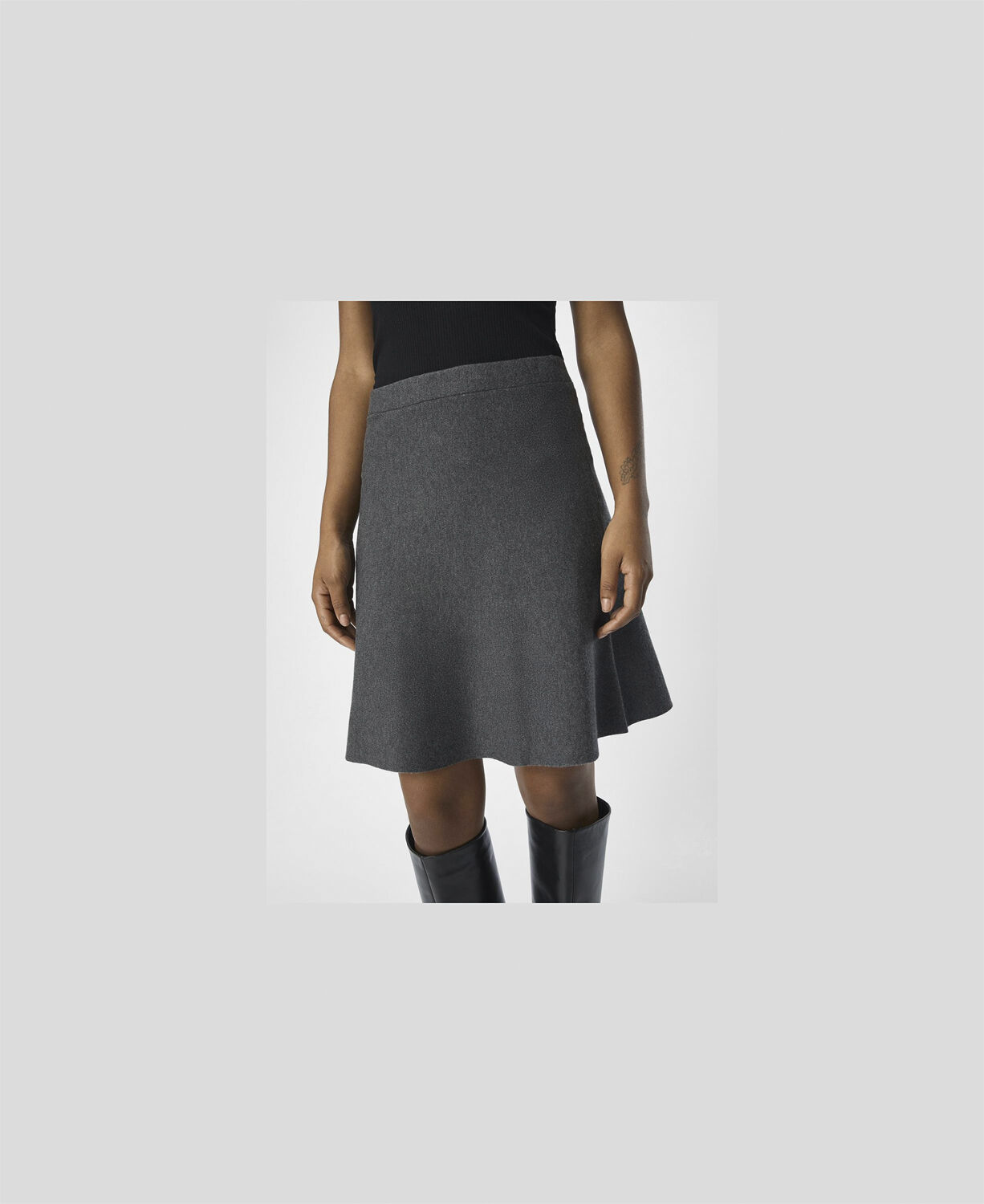 OBJREYNARD HW SHORT KNIT SKIRT DIV