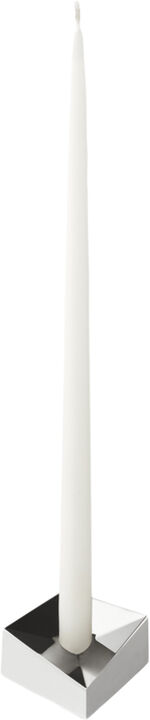 STOFF Nagel reflect candle holder, small - chrome/krom
