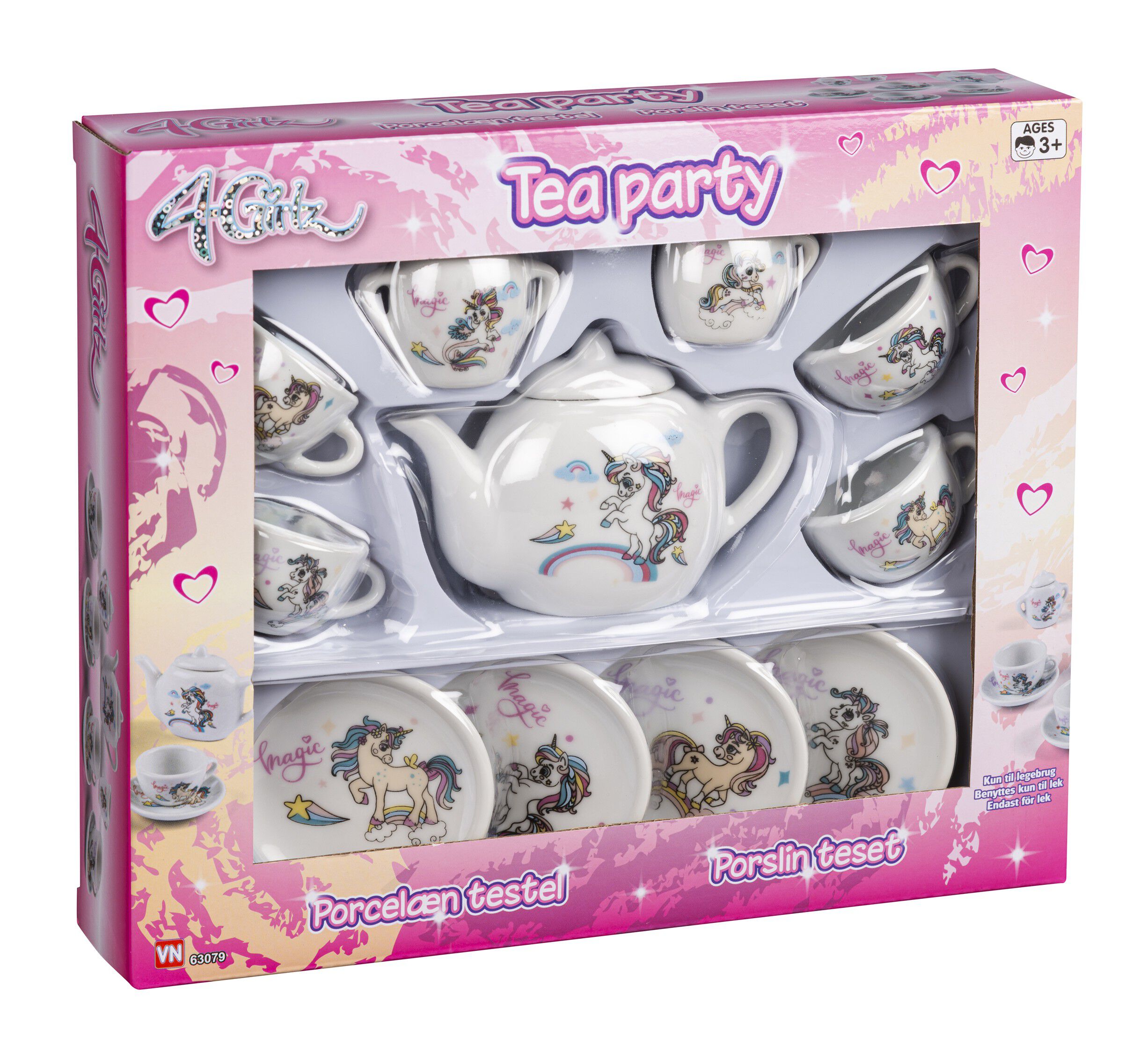 4-GIRLZ TES&AElig;T I PORCEL&AElig;N