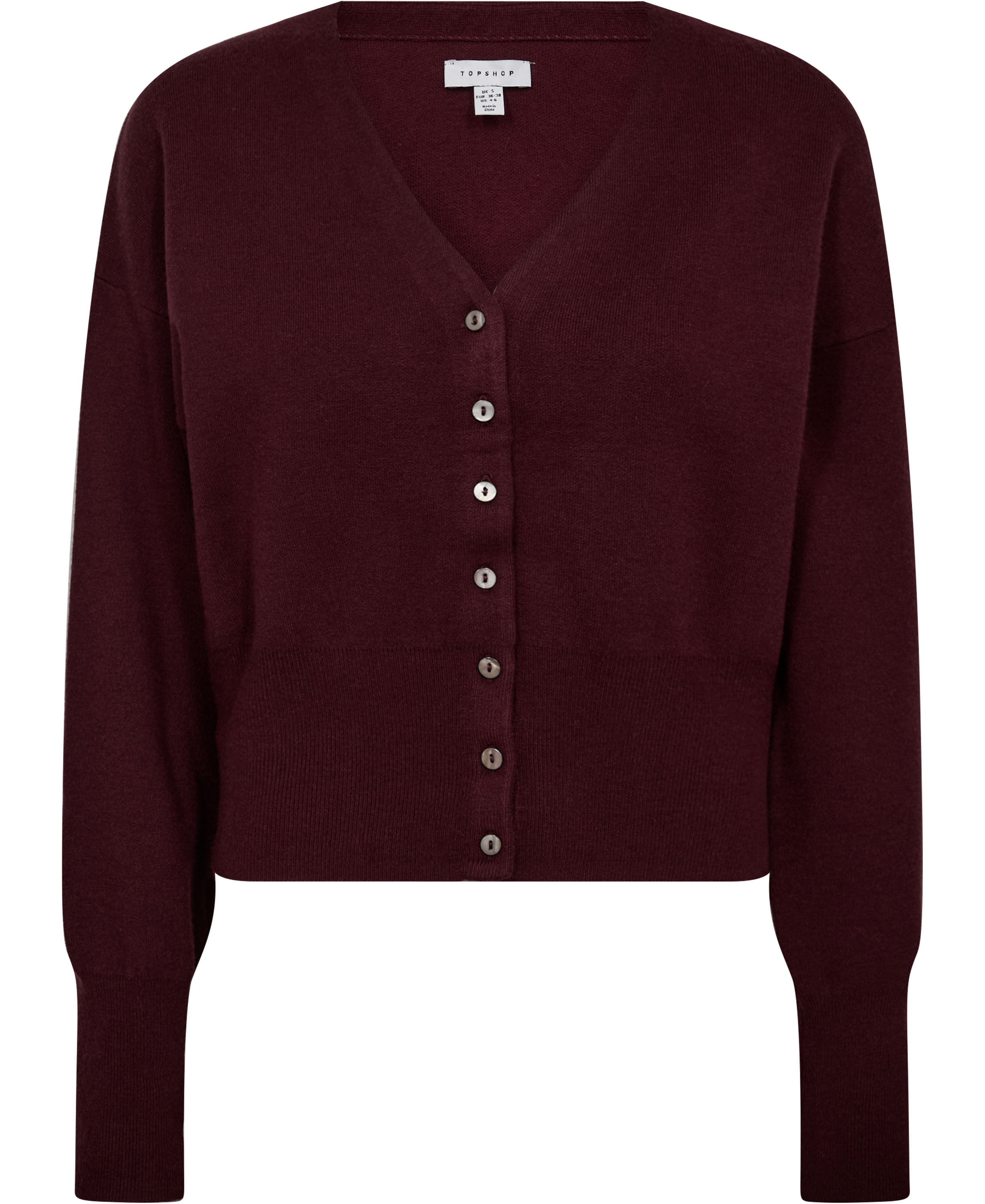 TSCOMPACT LS V-NECK CARDIGAN NOOS - COTTON