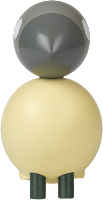 Year Bird Bella 2025 H12. 5 cm creme/gr&aring;