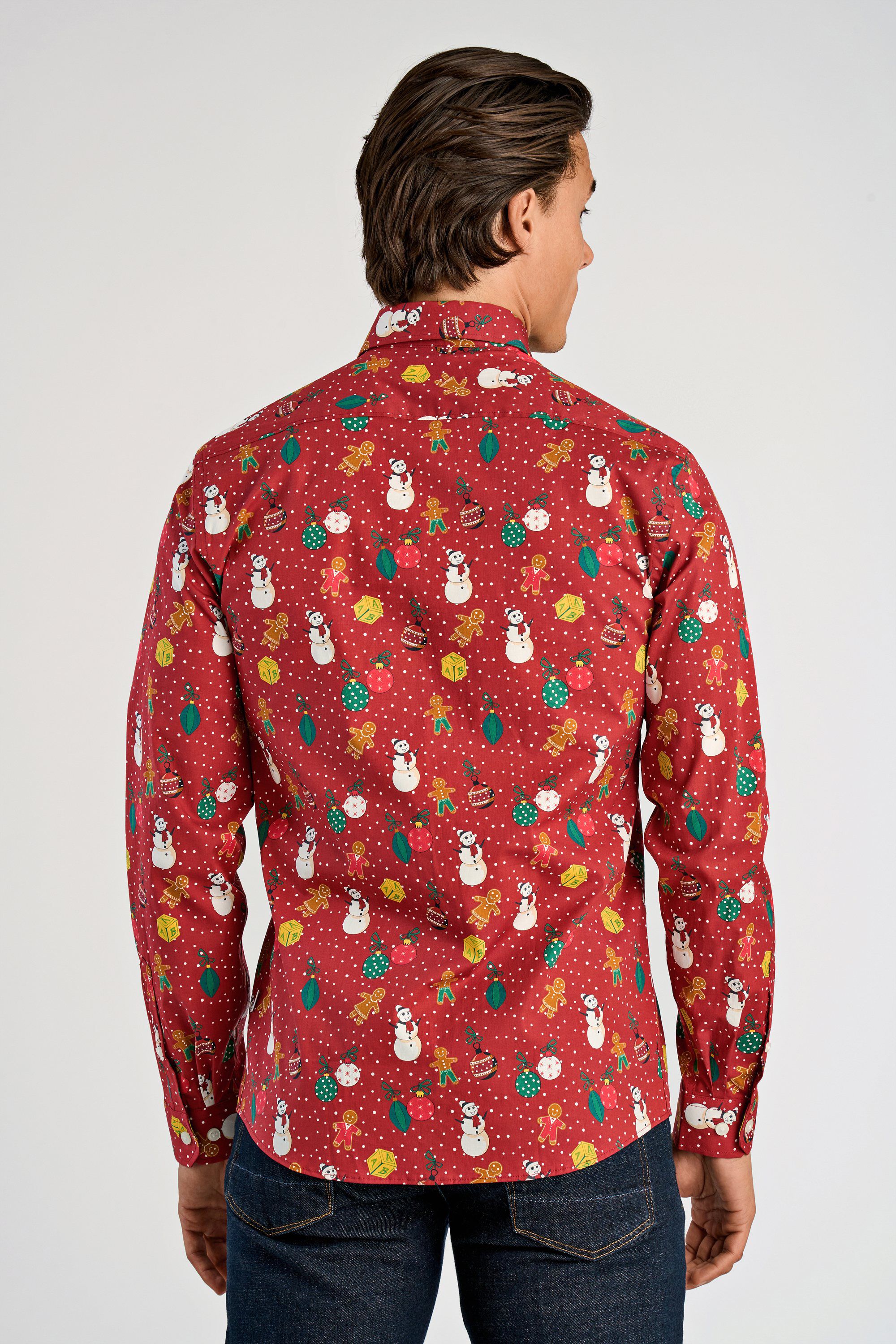 AOP Christmas shirt L/S