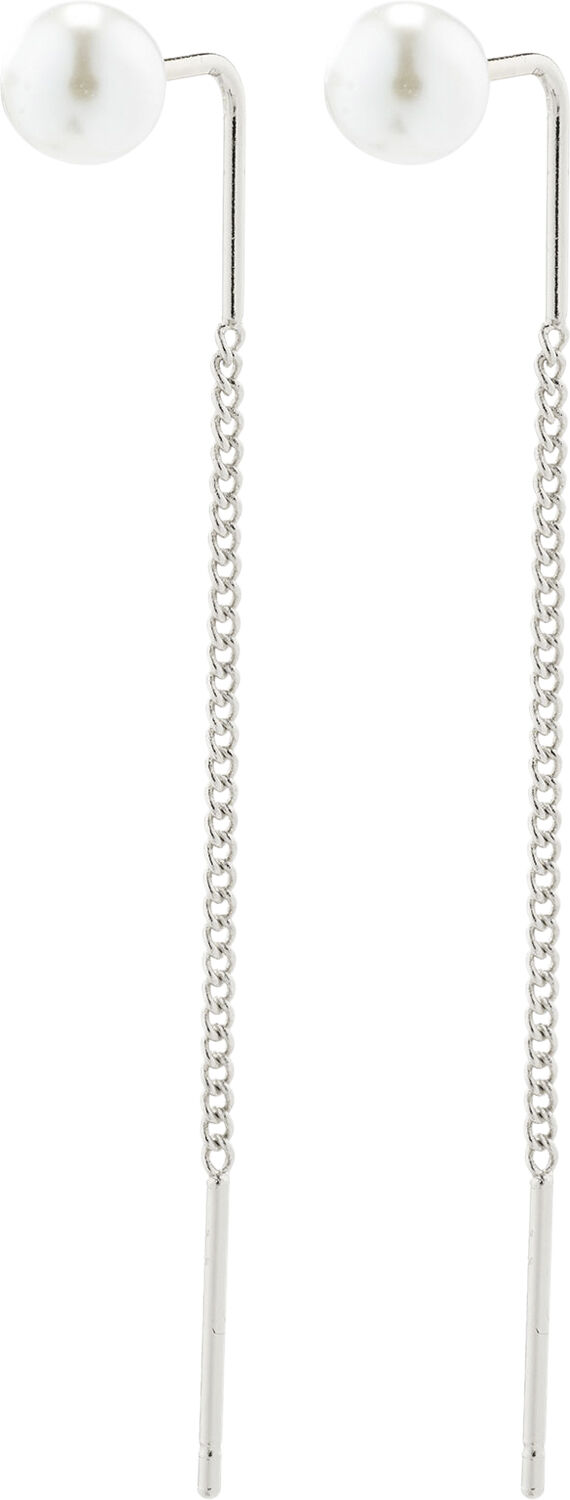 &Oslash;reringe : Elba : S&oslash;lvbelagt : Hvid