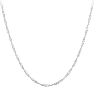 Singapore halsk&aelig;de 42cm