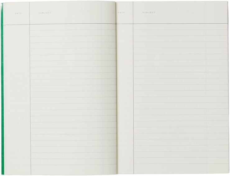 VITA Softcover Notebook - Small, Blue and Yellow