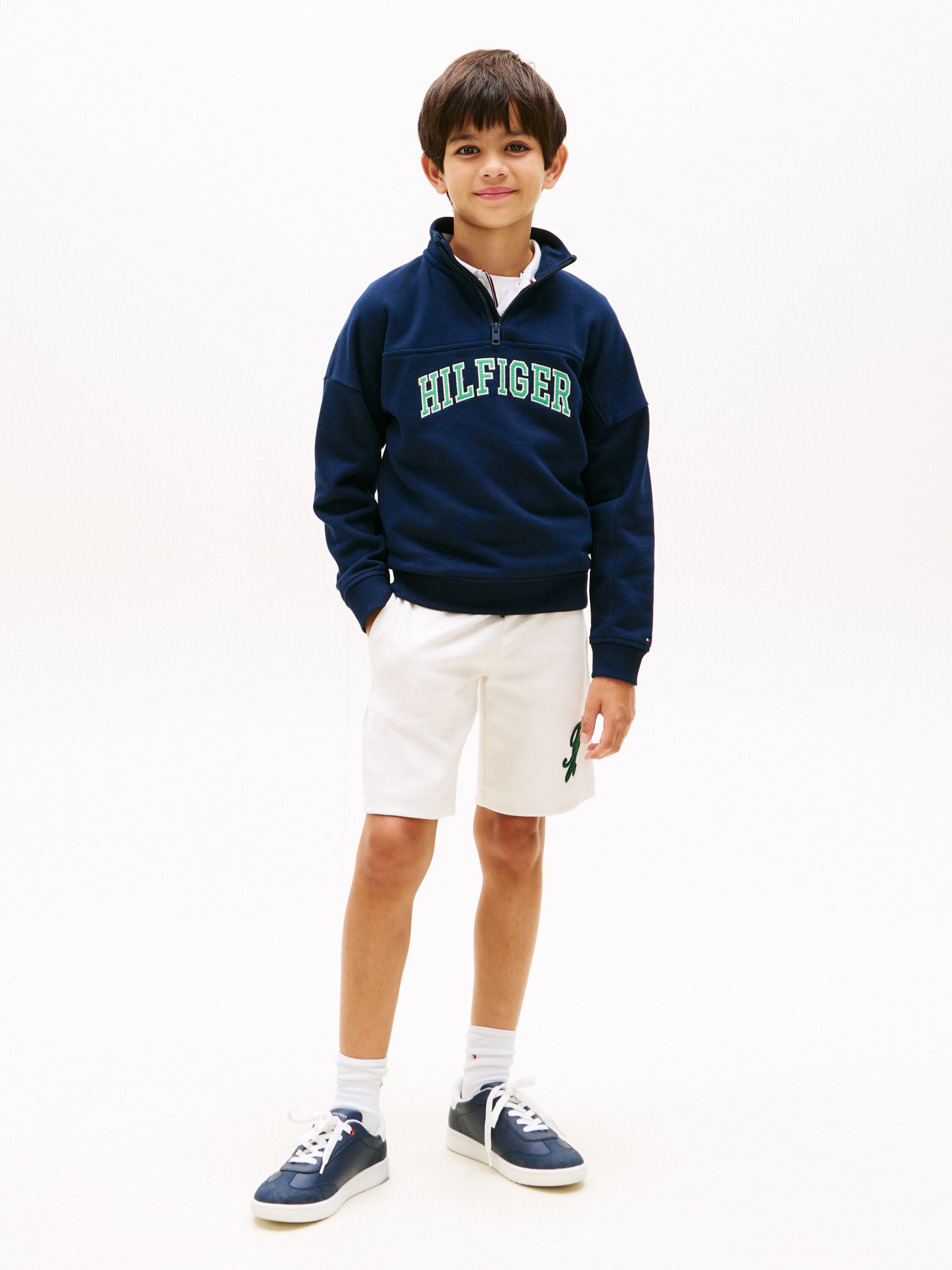 HILFIGER VARSITY ZIP SWEATSHIRT