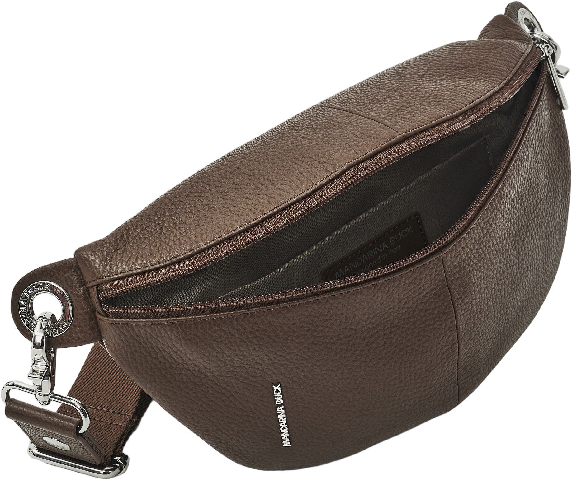 MELLOW LEATHER BUM BAG / MILK CHOCOLATE