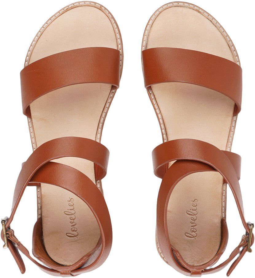 ALBERGO - LEATHER SANDAL W/ HEEL COVER