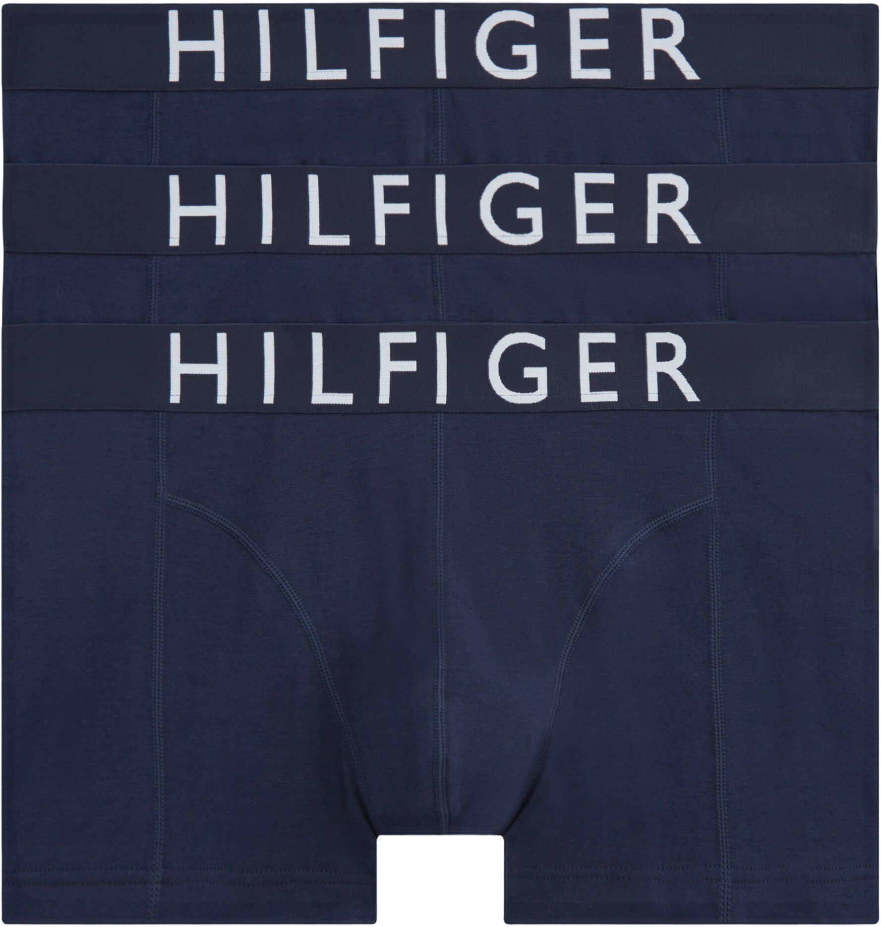 3-Pack Logo Waistband Trunks