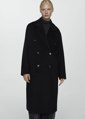 Handmade oversized wool coat