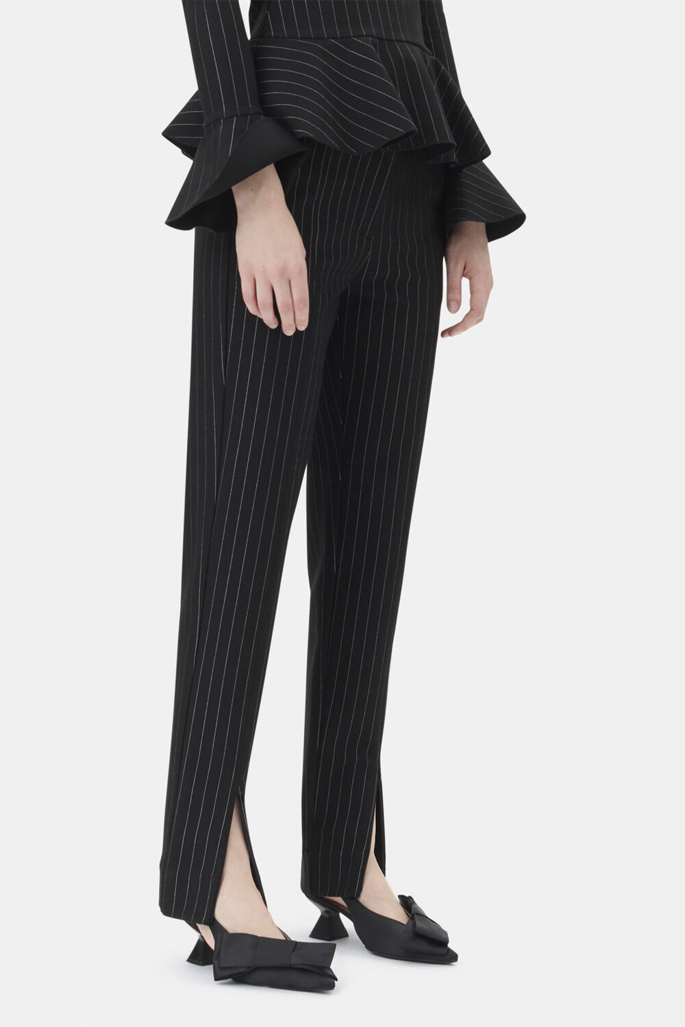 Compact Stripe Jersey Mid Waist Pan