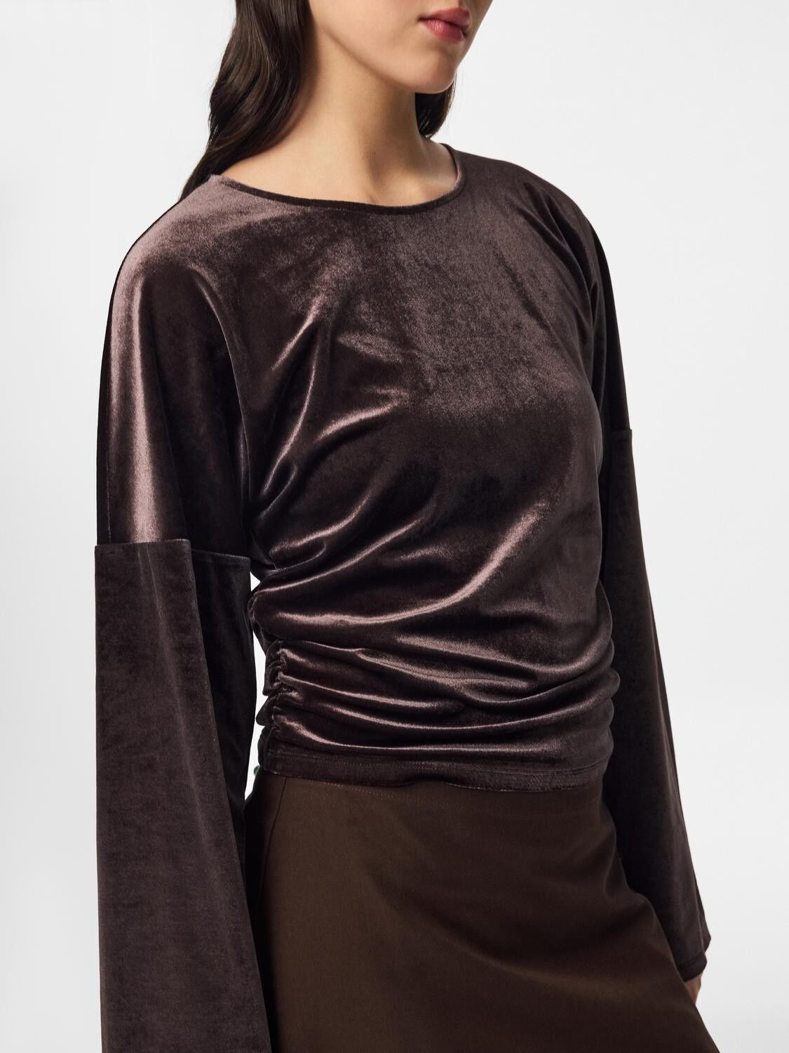 Pcalli Ls Velvet Top Dm